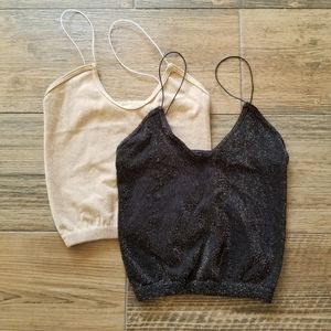 NWOT Free People Skinny Strap Seamless Bramis XS/S